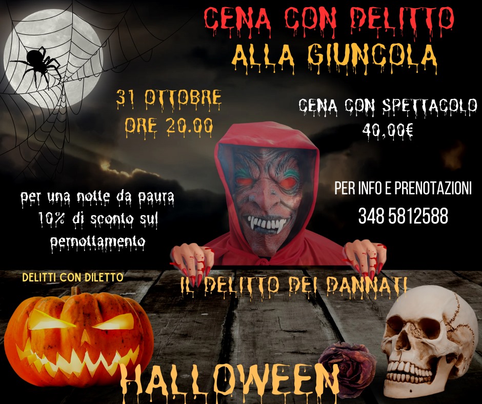 Halloween 2024 - Agriturismo Alberese Giuncola e Granaiolo - Cena con Delitto